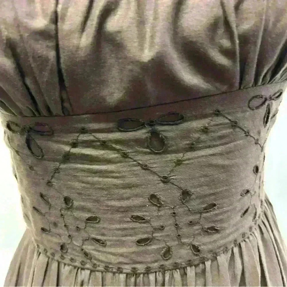 Ann Taylor Loft Petites Midi Dress SP Brown Summer dress - Picture 10 of 16